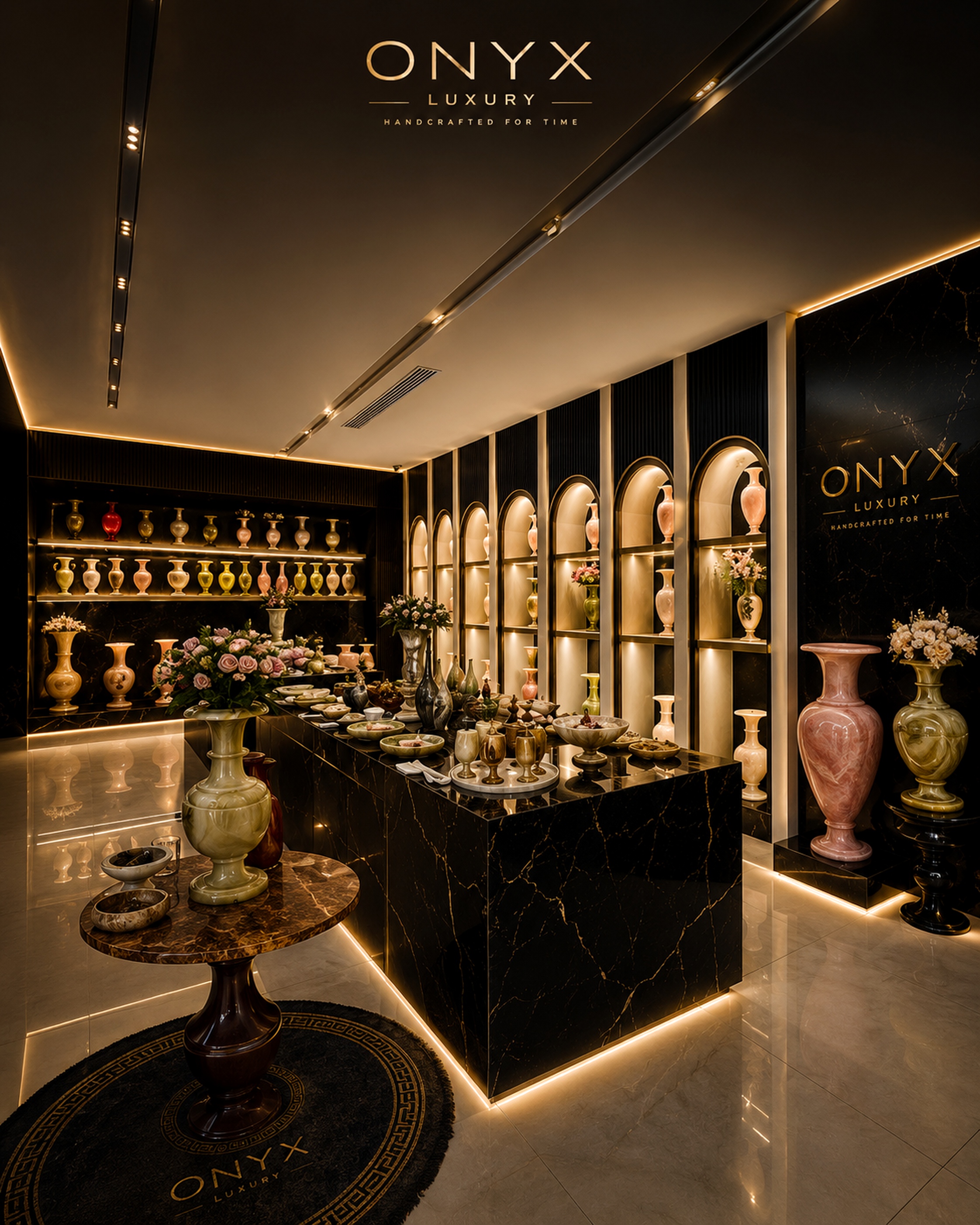 Onyx Luxury gallery interior background